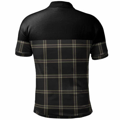 Scottish Eternity Clan Tartan Polo Shirt - Horizontal Style Back Side Tartan Plaid
