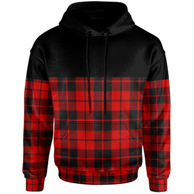 Scottish Ettrick District Clan Tartan Hoodie - Horizontal Style Front Side Tartan Plaid