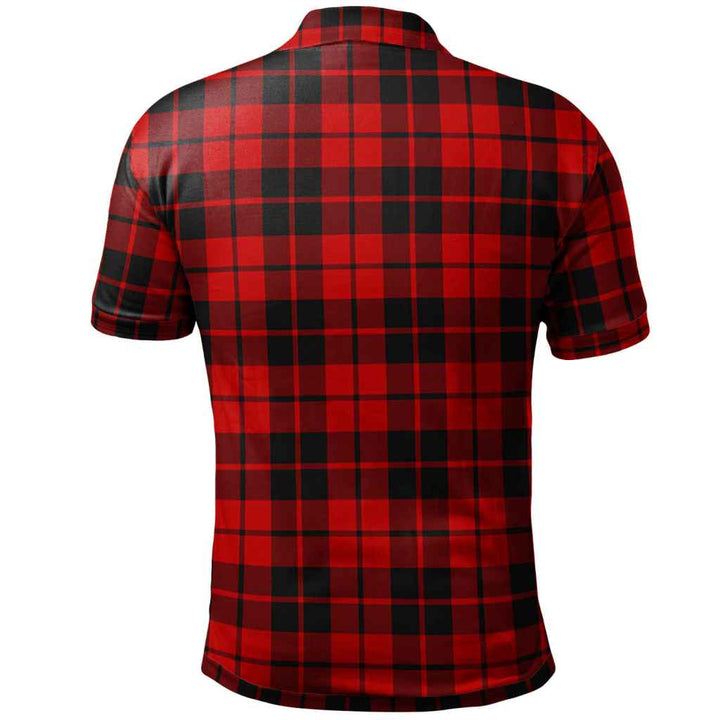 Scottish Ettrick District Clan Tartan Polo Shirt Back Side Tartan Plaid