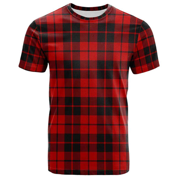 Scottish Ettrick District Clan Tartan T-Shirt Front Side Tartan Plaid