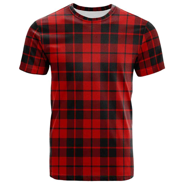 Scottish Ettrick District Clan Tartan T-Shirt Front Side Tartan Plaid