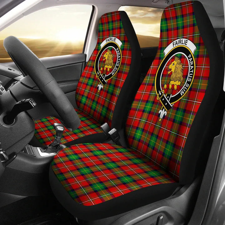 Scottish Fairlie Clan Crest Tartan Car Seat Covers 2