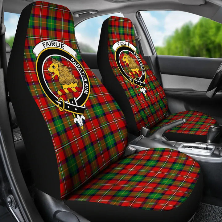 Scottish Fairlie Clan Crest Tartan Car Seat Covers 3
