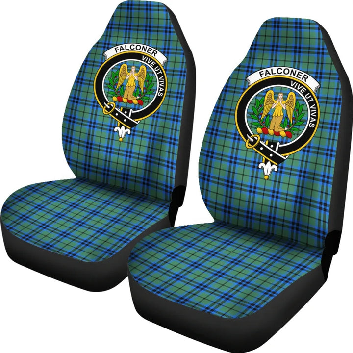 Scottish Falconer Clan Crest Tartan Car Seat Covers 1