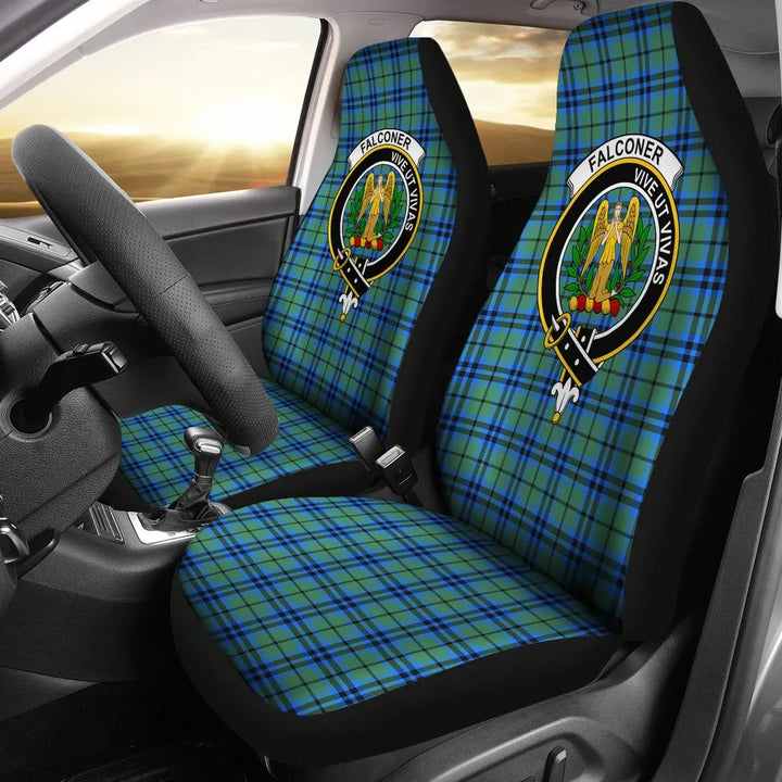 Scottish Falconer Clan Crest Tartan Car Seat Covers 2