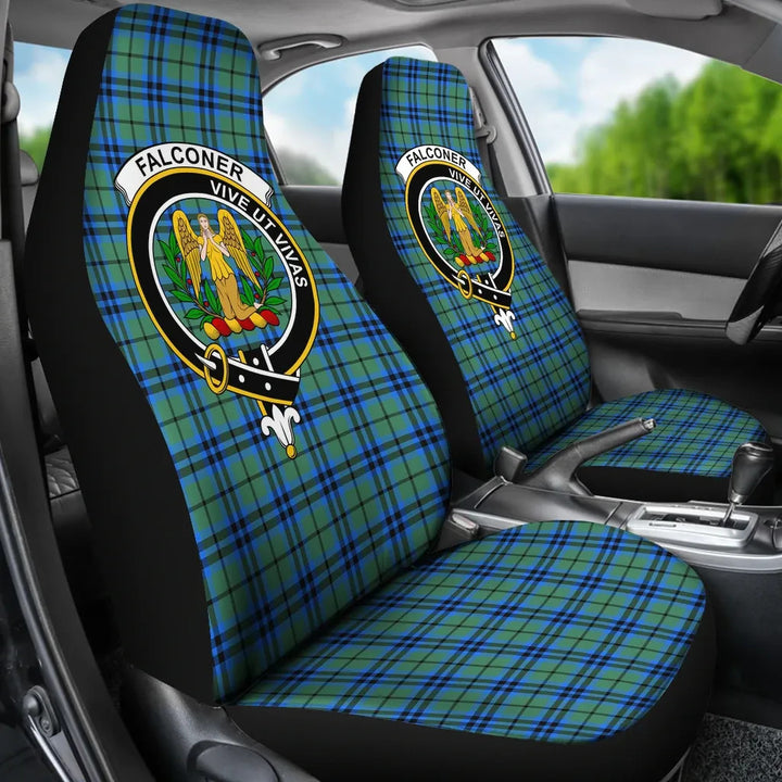 Scottish Falconer Clan Crest Tartan Car Seat Covers 3