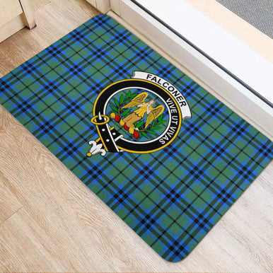 Scottish Falconer Clan Crest Tartan Door Mat Tartan Plaid 2