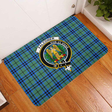 Scottish Falconer Clan Crest Tartan Door Mat Tartan Plaid 3