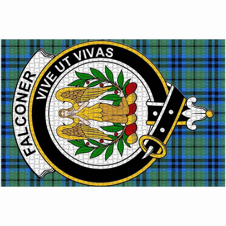 Scottish Falconer Clan Crest Tartan Jigsaw Puzzle 2