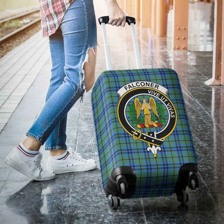 Scottish Falconer Clan Crest Tartan Luggage Cover Tartan Plaid 3