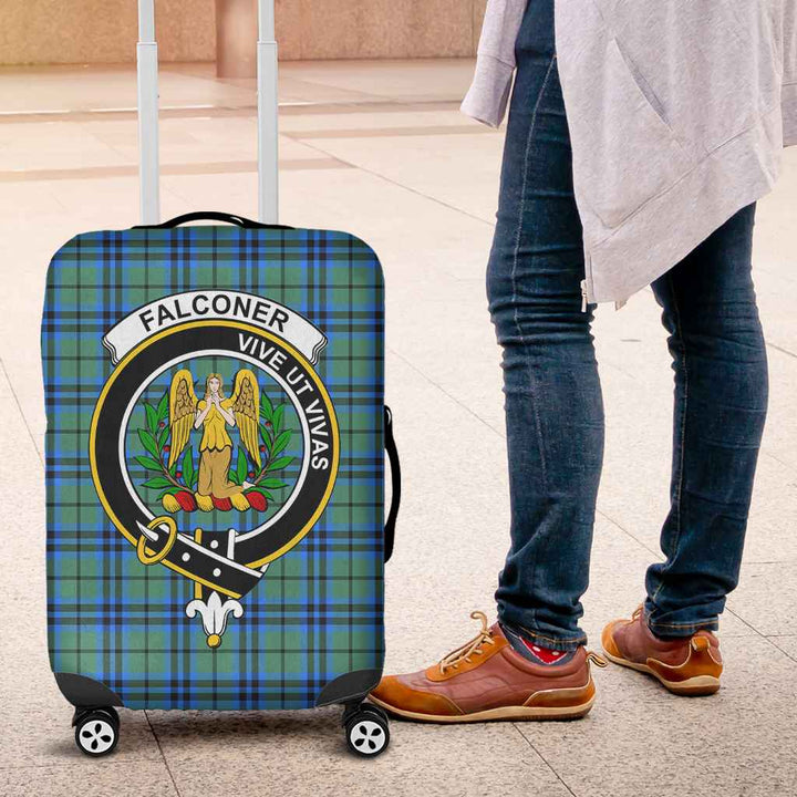 Scottish Falconer Clan Crest Tartan Luggage Cover Tartan Plaid 4