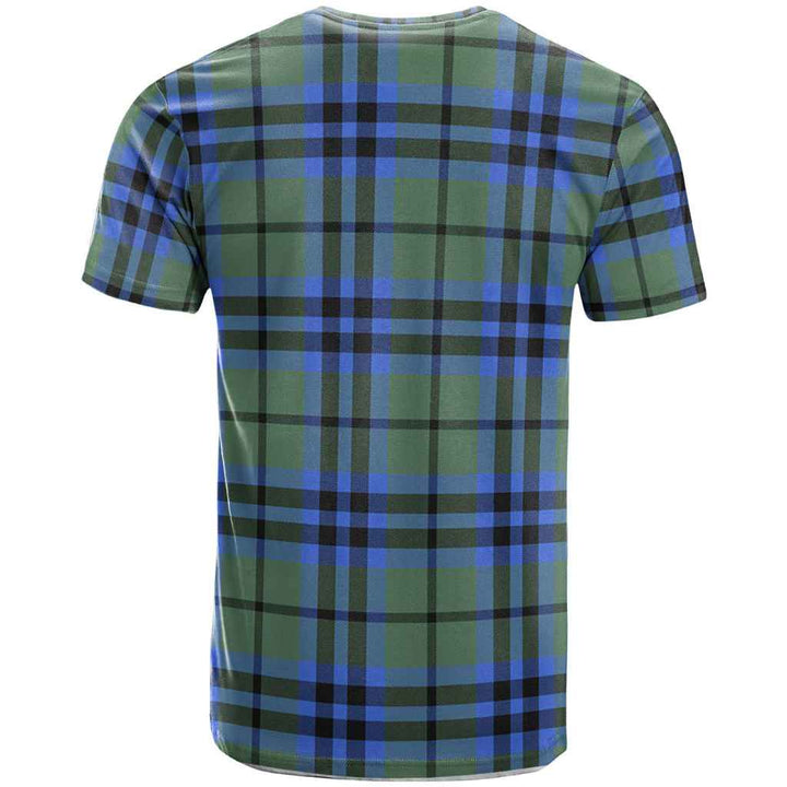 Scottish Falconer Clan Crest Tartan T-Shirt Back Side Tartan Plaid
