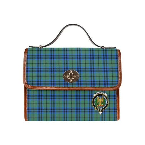 Scottish Falconer Clan Crest Tartan Waterproof Canvas Bag Tartan Plaid 1