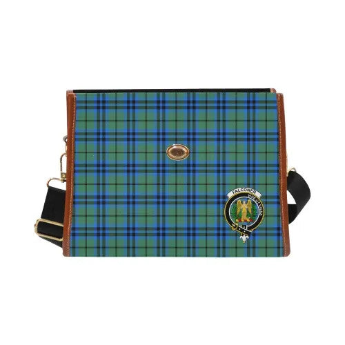 Scottish Falconer Clan Crest Tartan Waterproof Canvas Bag Tartan Plaid 2