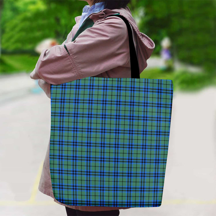 Scottish Falconer Clan Tartan Canvas Bag With Shoulder Strap Tartan Plaid 2