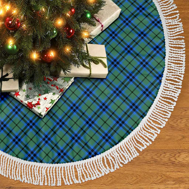Scottish Falconer Clan Tartan Christmas Tree Skirt Tassels 2 Tartan Plaid