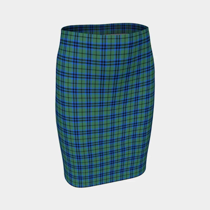 Scottish Falconer Clan Tartan Fitted Skirt Tartan Plaid 1