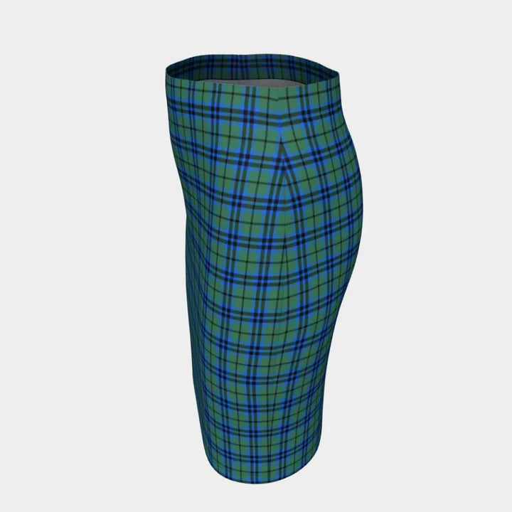 Scottish Falconer Clan Tartan Fitted Skirt Tartan Plaid 2