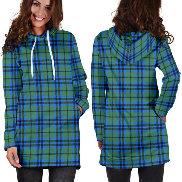Scottish Falconer Clan Tartan Hoodie Dress