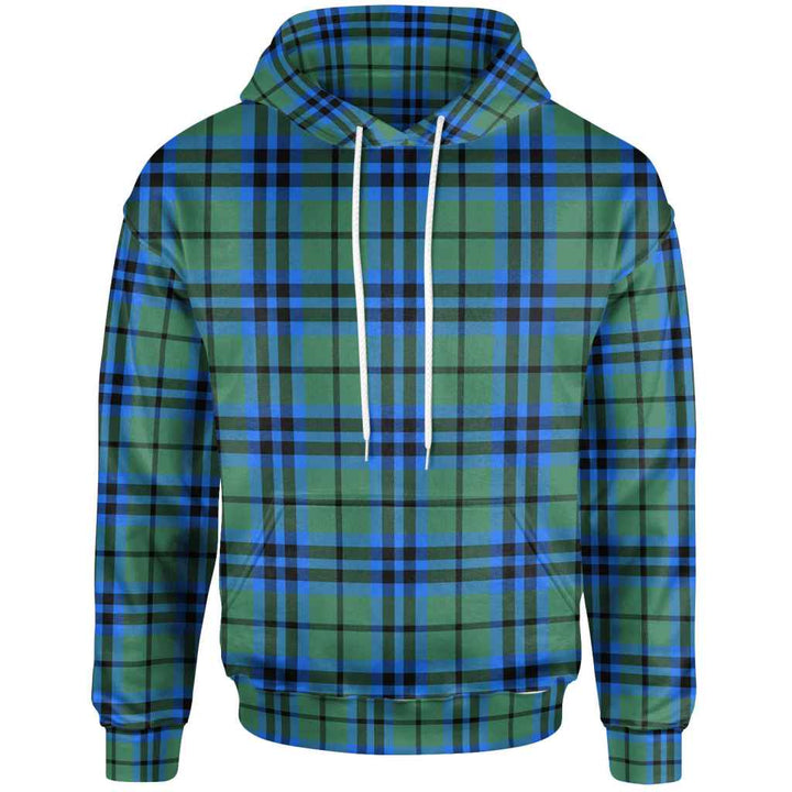 Scottish Falconer Clan Tartan Hoodie Front Side Tartan Plaid