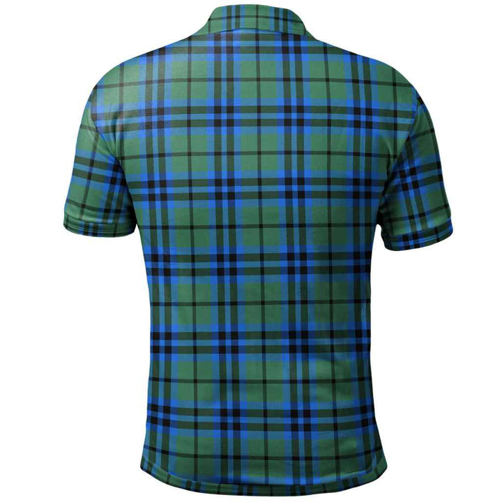 Scottish Falconer Clan Tartan Polo Shirt Back Side Tartan Plaid