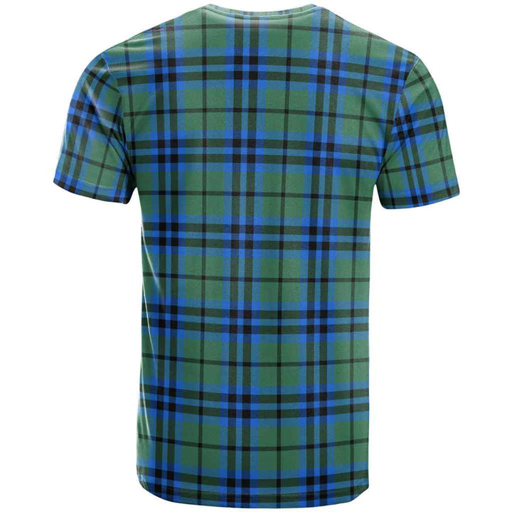 Scottish Falconer Clan Tartan T-Shirt Back Side Tartan Plaid