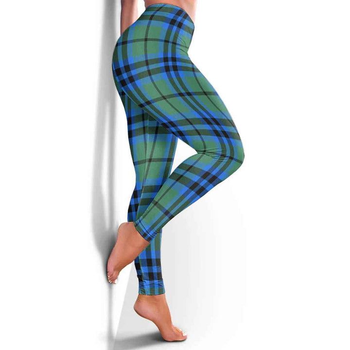 Scottish Falconer Clan Tartan Women Leggings Tartan Plaid 4