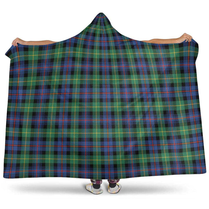 Scottish Farquharson Ancient Clan Tartan Hooded Blanket Tartan Plaid 1
