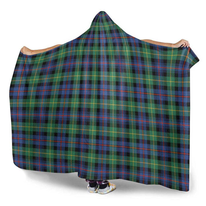 Scottish Farquharson Ancient Clan Tartan Hooded Blanket Tartan Plaid 3