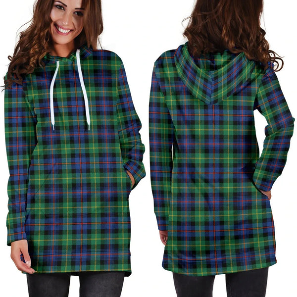 Scottish Farquharson Ancient Clan Tartan Hoodie Dress