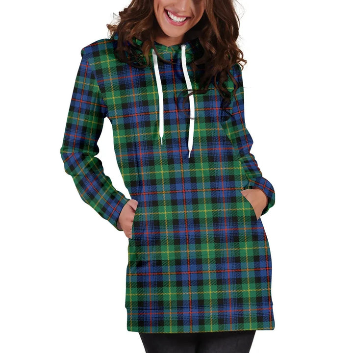 Scottish Farquharson Ancient Clan Tartan Hoodie Dress