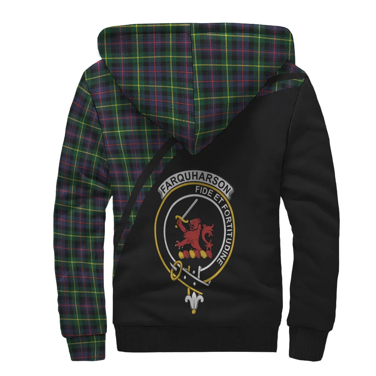 Farquharson Ancient Tartan Crest T-shirt - Alba Celtic Style