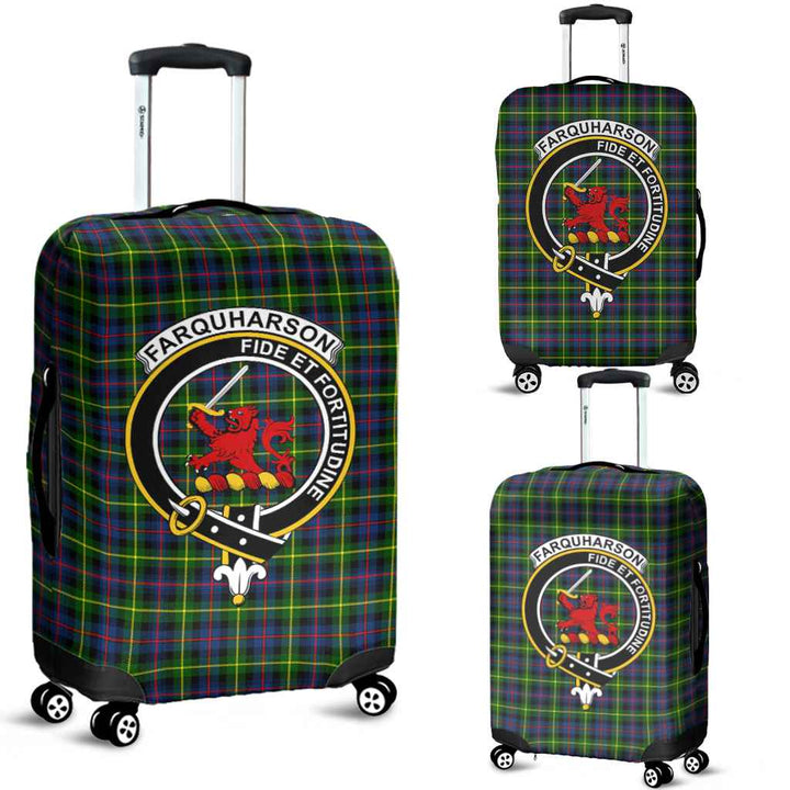 Scottish Farquharson Clan Crest Tartan Luggage Cover Tartan Plaid 1