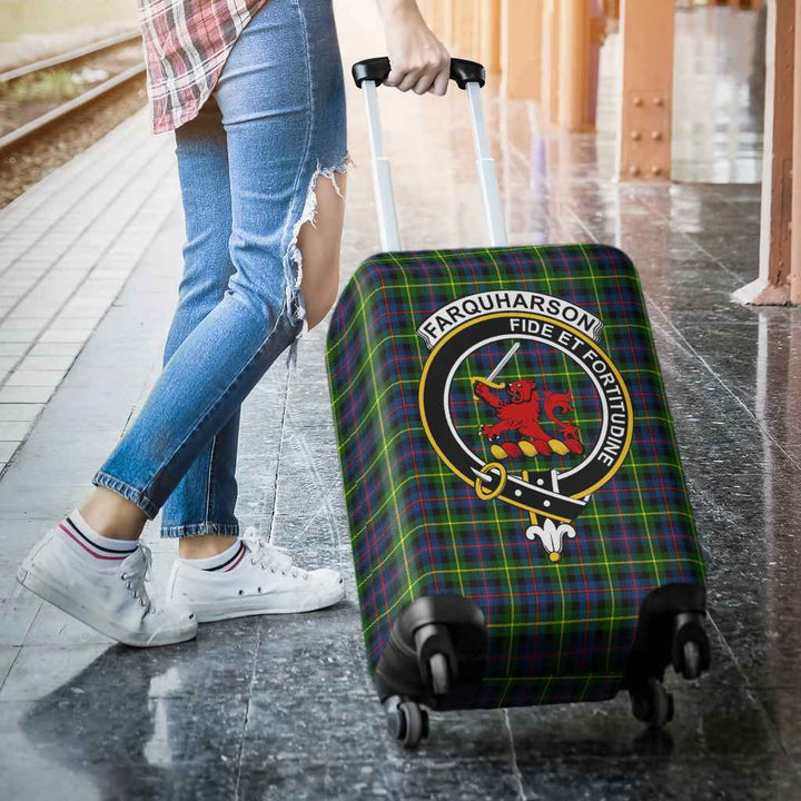 Scottish Farquharson Clan Crest Tartan Luggage Cover Tartan Plaid 3