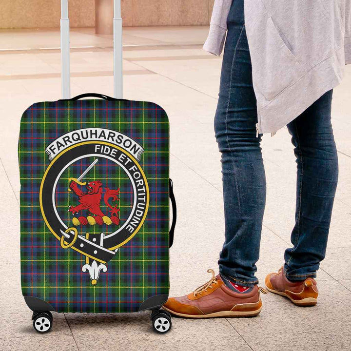 Scottish Farquharson Clan Crest Tartan Luggage Cover Tartan Plaid 4