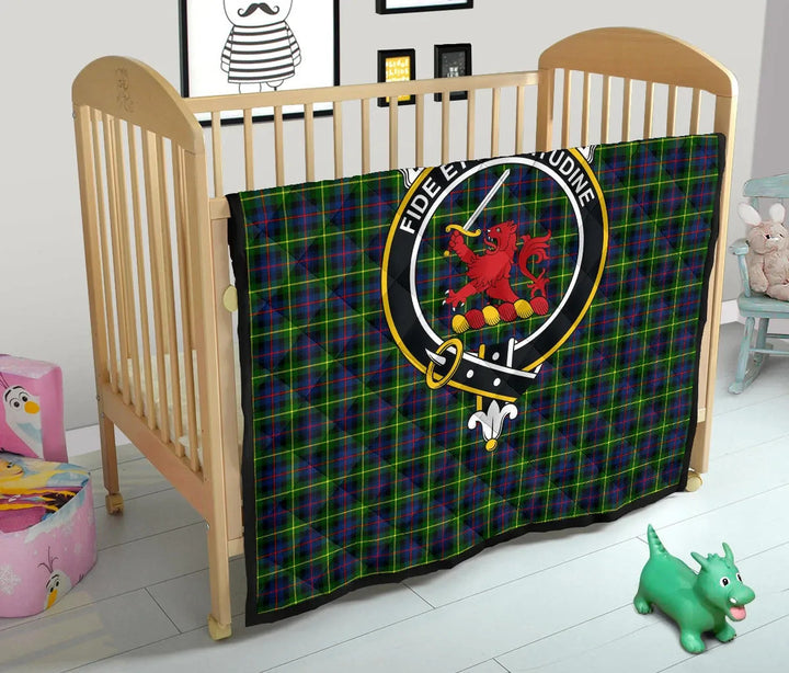 Scottish Farquharson Modern Clan Crest Tartan Quilt Tartan Plaid 13