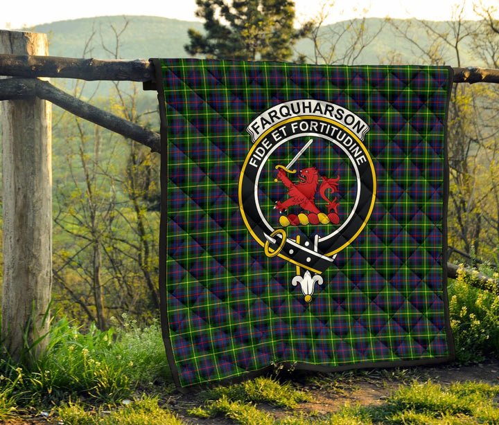 Scottish Farquharson Modern Clan Crest Tartan Quilt Tartan Plaid 6