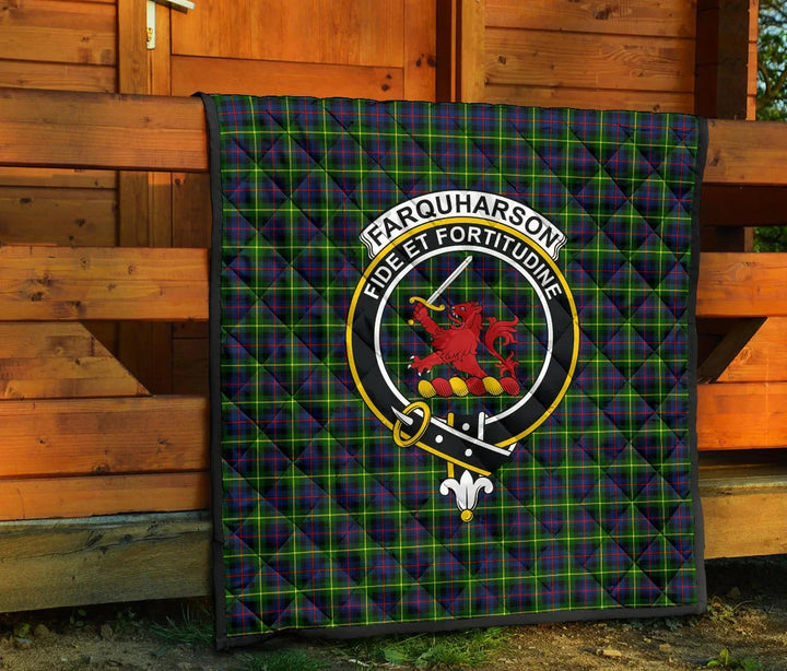 Scottish Farquharson Modern Clan Crest Tartan Quilt Tartan Plaid 7