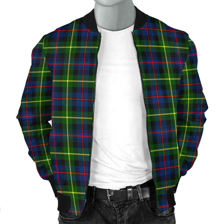 Scottish Farquharson Modern Clan Tartan Bomber Jacket Tartan Plaid 2