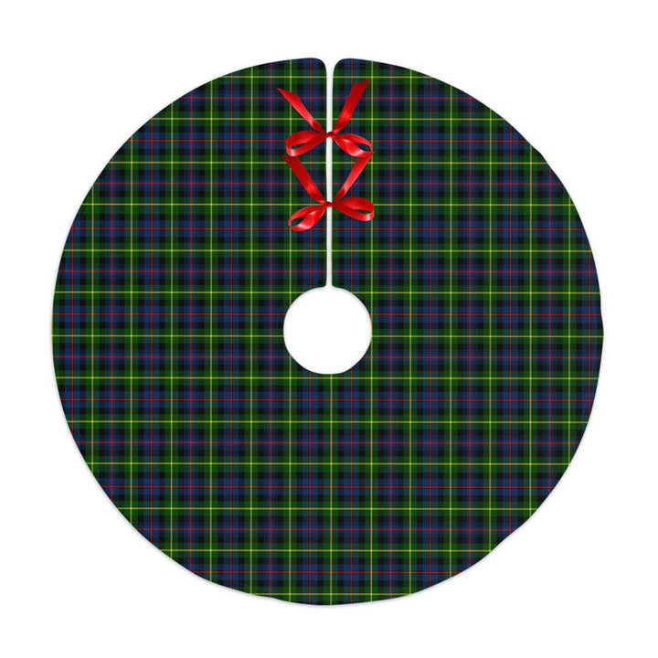 Scottish Farquharson Modern Clan Tartan Christmas Tree Skirt No Tassels 1 Tartan Plaid