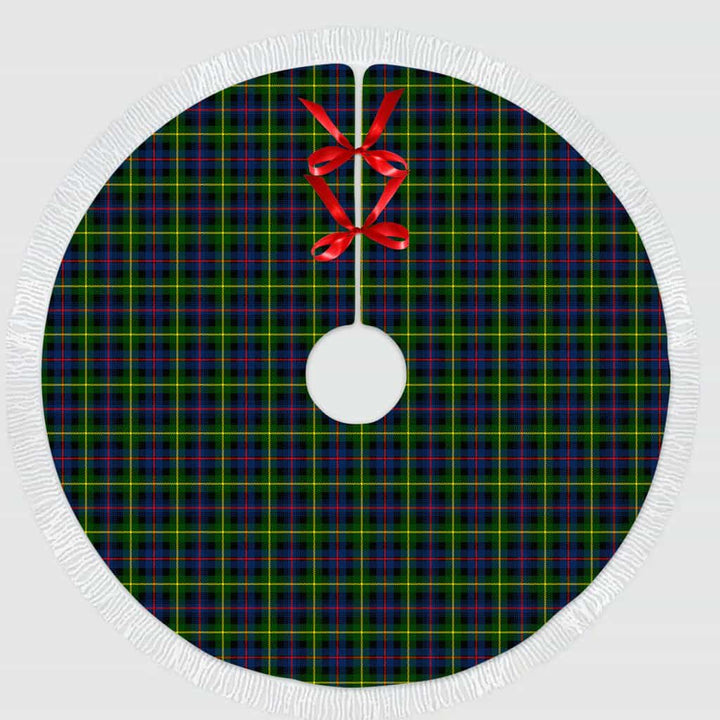 Scottish Farquharson Modern Clan Tartan Christmas Tree Skirt Tassels 1 Tartan Plaid