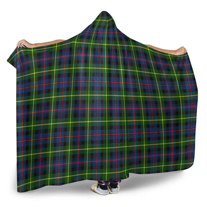 Scottish Farquharson Modern Clan Tartan Hooded Blanket Tartan Plaid 2