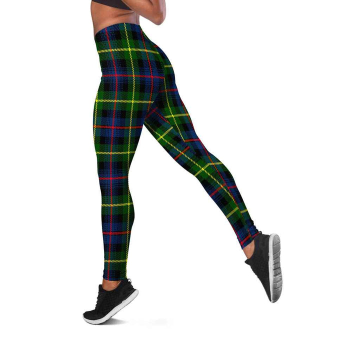 Scottish Farquharson Modern Clan Tartan Women Leggings Tartan Plaid 2