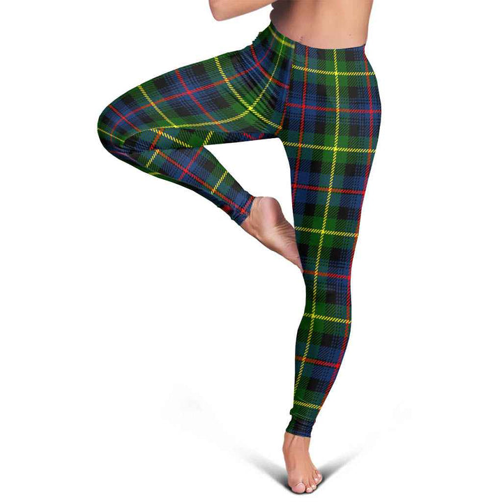 Scottish Farquharson Modern Clan Tartan Women Leggings Tartan Plaid 5
