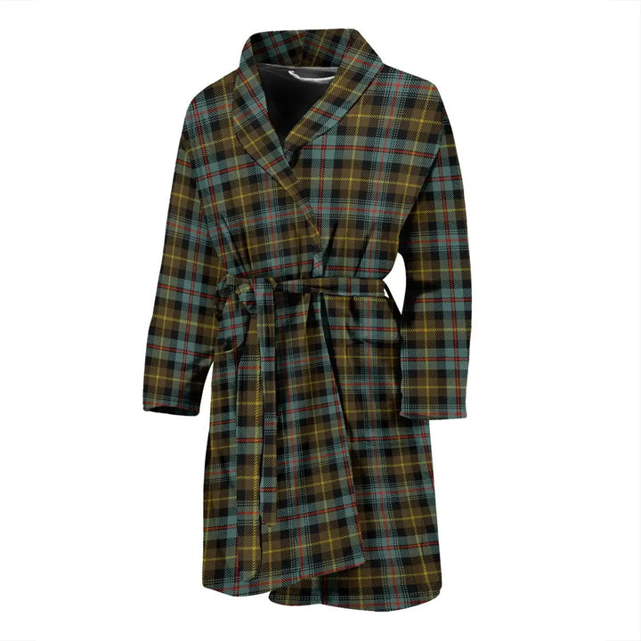 Scottish Farquharson Weathered Clan Tartan Bathrobe 1
