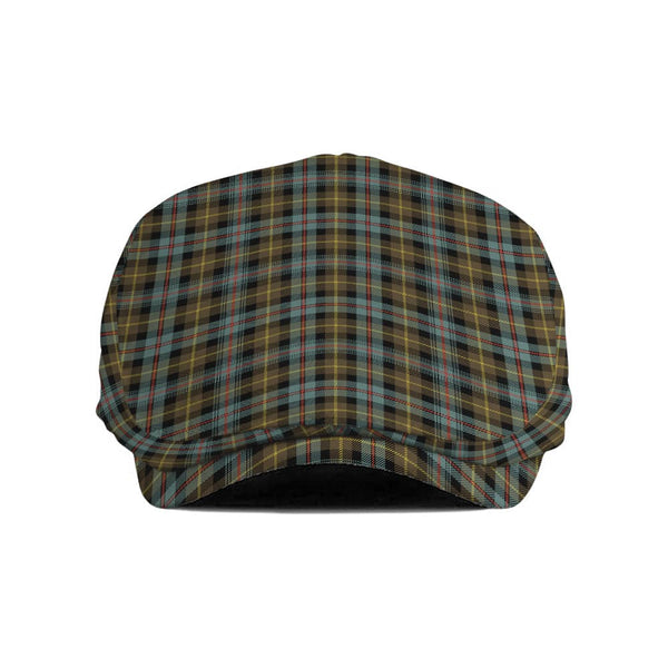 Scottish Farquharson Weathered Clan Tartan Flat Cap Tartan Plaid 1
