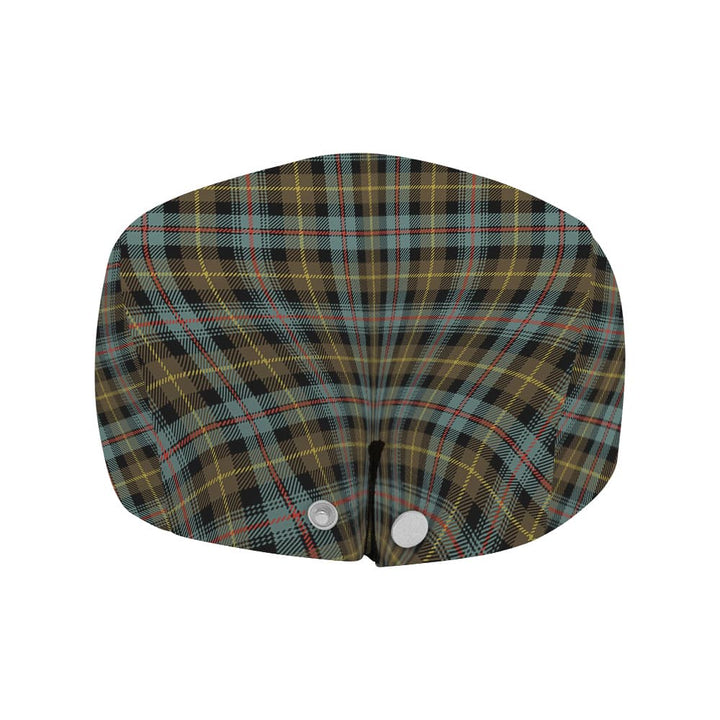 Scottish Farquharson Weathered Clan Tartan Flat Cap Tartan Plaid 4