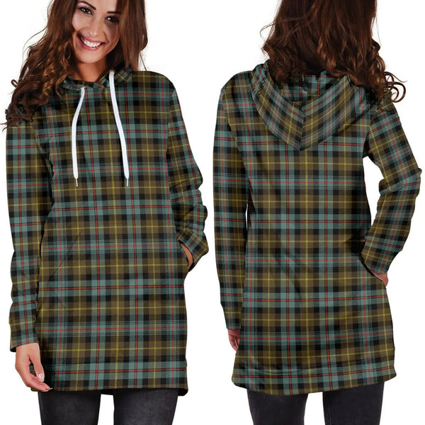 Scottish Farquharson Weathered Clan Tartan Hoodie Dress