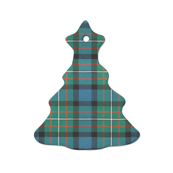 Scottish Ferguson Ancient Clan Tartan Ceramic Ornament  Tree Shape Tartan Plaid