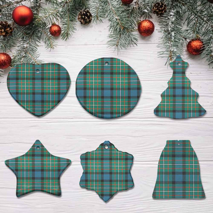 Scottish Ferguson Ancient Clan Tartan Ceramic Ornament All Tartan Plaid